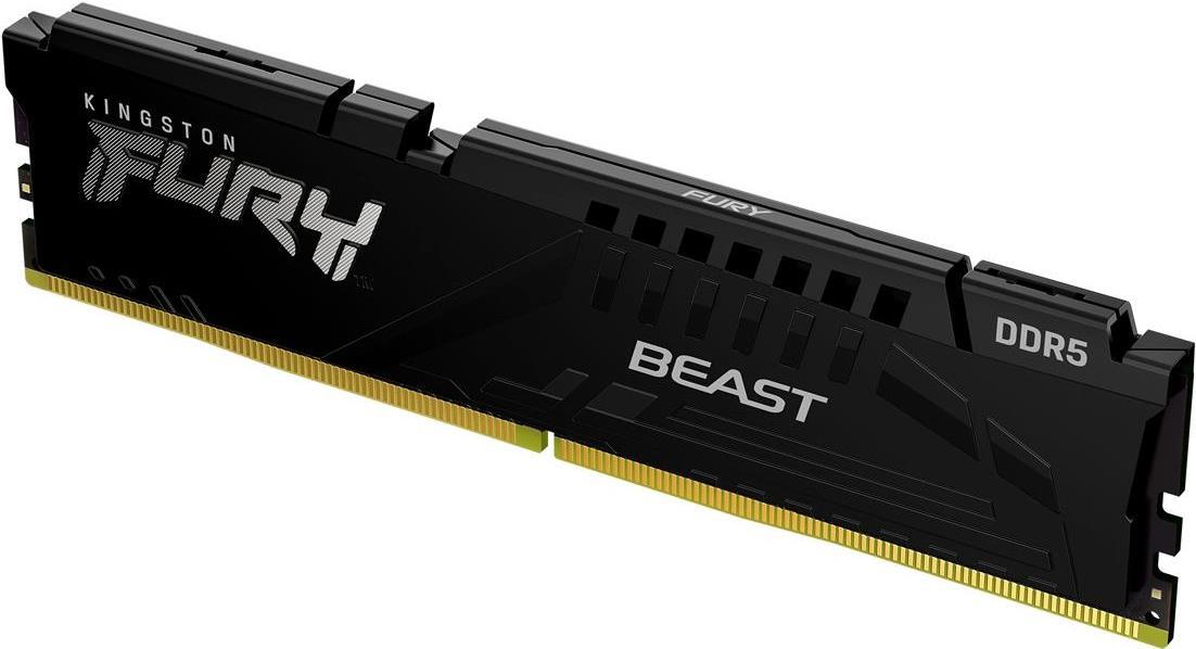 Image of Kingston FURY Beast - DDR5 - Modul - 16 GB - DIMM 288-PIN - 5200 MHz / PC5-41600 - CL40 - 1.25 V - ungepuffert - on-die ECC