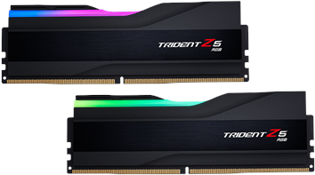 Image of G.Skill Trident Z5 RGB - DDR5 - Kit - 32GB: 2 x 16GB - DIMM 288-PIN - 5600 MHz / PC5-44800 - CL36 - non-ECC - mattschwarz (F5-5600J3636C16GX2-TZ5RK)