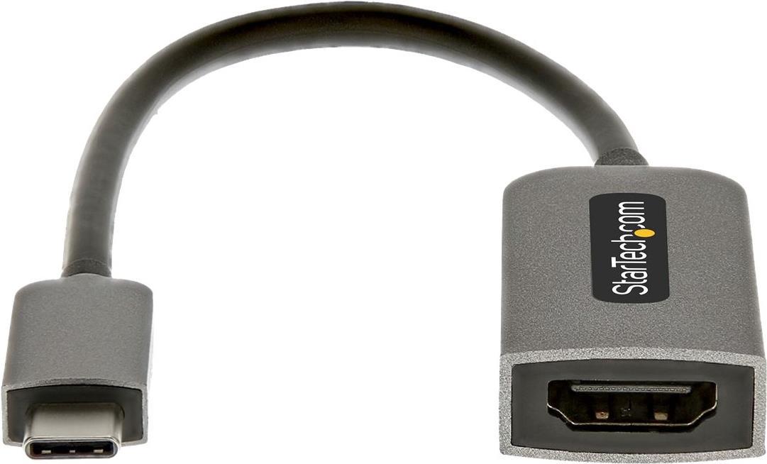 Image of StarTech.com USB-C auf HDMI Adapter - 4K 60Hz Video - HDR10 - USB-C auf HDMI 2.0b Adapter Dongle - USB Typ-C DP Alt Mode auf HDMI Monitor/Display/TV - USB C auf HDMI Konverter (USBC-HDMI-CDP2HD4K60)