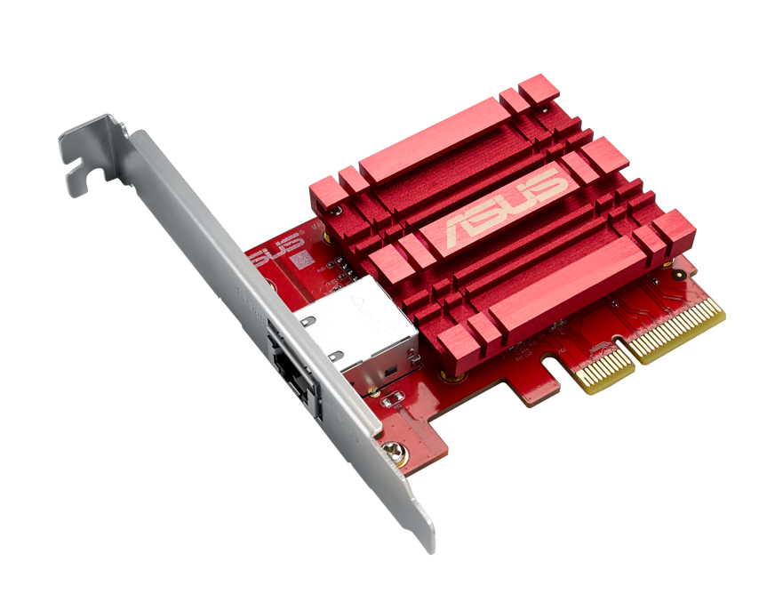 Image of ASUS XG-C100C V2 LAN Adapter - 10 Gbit/s LAN, RJ45, PCIe, abwärtskompatibel (90IG0760-MO0B00)