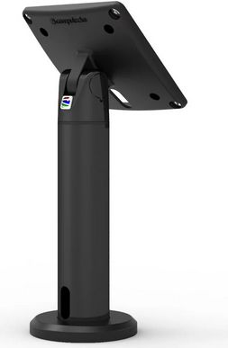 Image of Compulocks Rise Space iPad Mini 8.3 Kiosk 10,20cm (4) Pole - Aufstellung - für Tablett - verriegelbar - hochwertiges Aluminium - Schwarz - Bildschirmgröße: 21.1 cm (8.3) - Tischmontage, Basishalterung - für Apple iPad mini (6. Generation)