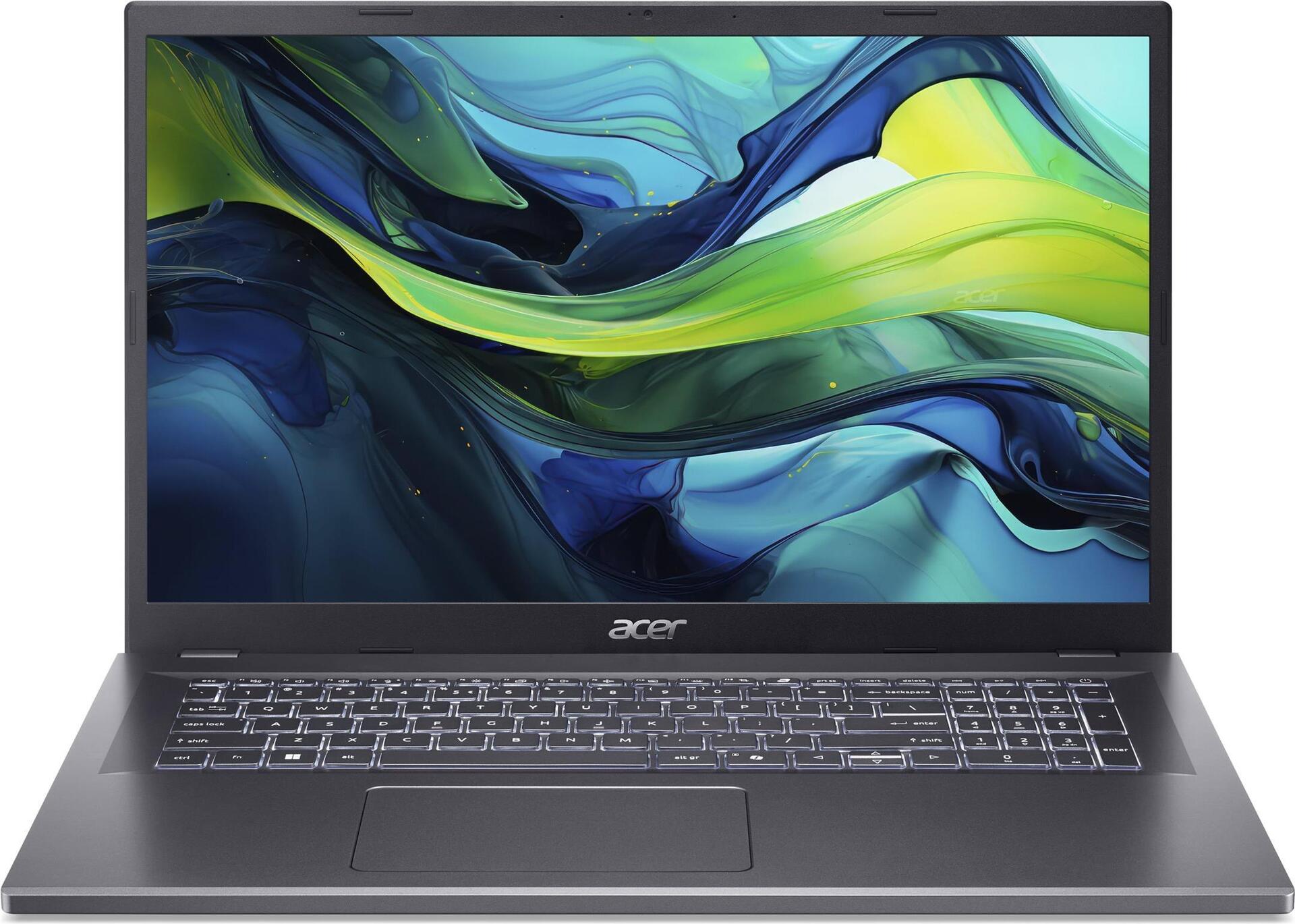 Image of Acer Aspire 17 (A17-51M-32B7) 17,3 Notebook Full-HD, IPS, Intel i3-100U, 16GB RAM, 512GB SSD, Windows 11 (NX.J02EG.003)