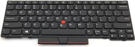 Image of Lenovo Lite-On - Ersatztastatur Notebook - mit Trackpoint - hinterleuchtet - Englisch (USA) mit EURO-Symbol - FRU - für ThinkPad X280 20KE, 20KF (01YP149)