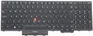 Image of Lenovo Chicony - Ersatztastatur Notebook - mit Trackpoint - hinterleuchtet - QWERTY - GB - Schwarz - FRU - für ThinkPad P15v Gen 1 20TQ, 20TR, T15p Gen 1 20TM, 20TN (5N20X22904)