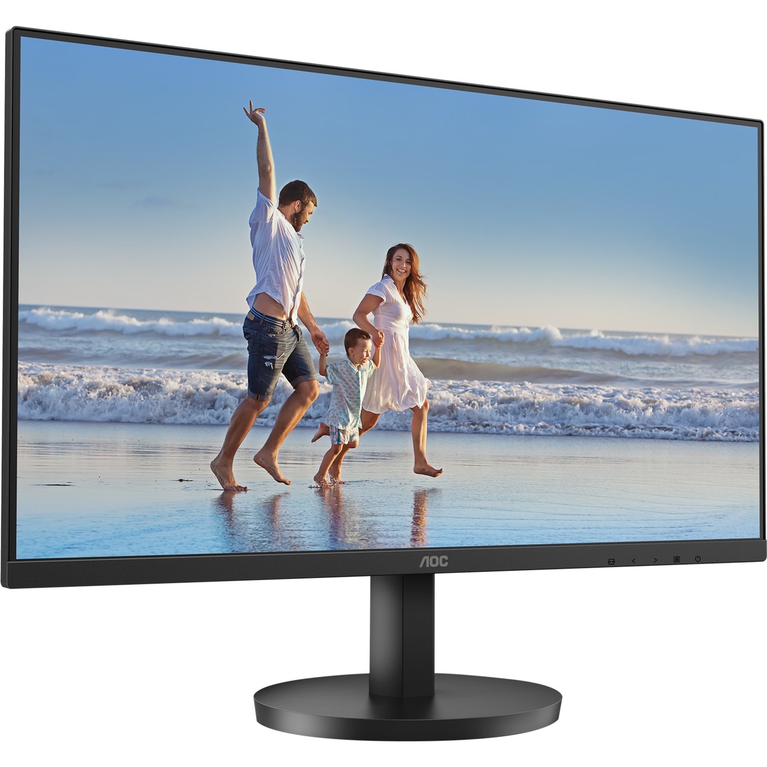 Image of AOC 24B3HMA2, LED-Monitor - (60.5 cm (23.8 Zoll), schwarz (matt), FullHD, VA, Adaptiv-Sync, 100Hz Panel) [Energieklasse E] (24B3HMA2)