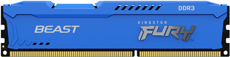 Image of Kingston FURY Beast - DDR3 - Modul - 8 GB - DIMM 240-PIN - 1600 MHz / PC3-12800 - CL10 - 1.5 V - ungepuffert - non-ECC - Blau (KF316C10B/8)