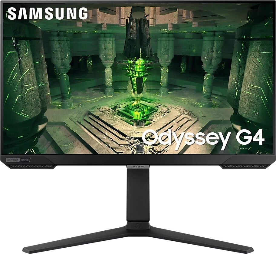 Image of Samsung Odyssey G4 Gaming Monitor S25BG400EU 63,5cm (25 ) - Full HD, IPS, 1ms, 240 Hz, HDMI, DisplayPort, G-Sync [Energieklasse E] (LS25BG400EUXEN)