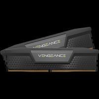 Image of DDR5 64GB PC 6600 CL32 CORSAIR KIT (2x32GB) VENGEANCE Black retail (CMK64GX5M2B6600C32)