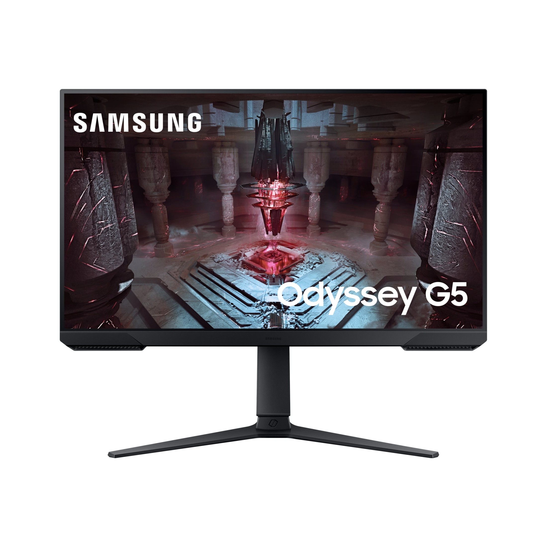 Image of Samsung Odyssey G5 S27CG510EU - G51C Series - LED-Monitor - 68.6 cm (27) - 2560 x 1440 QHD @ 165 Hz - VA - 300 cd/m² - 3000:1 - HDR10 - 1 ms - 2xHDMI, DisplayPort - Schwarz [Energieklasse F] (LS27CG510EUXEN)