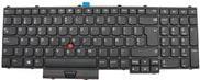 Image of Lenovo Chicony - Ersatztastatur Notebook - mit Trackpoint - QWERTY - Spanisch - FRU, CRU - Tier 2 - für ThinkPad P51 20HH, 20HJ, 20MM, 20MN, P71 20HK, 20HL (01ER961)