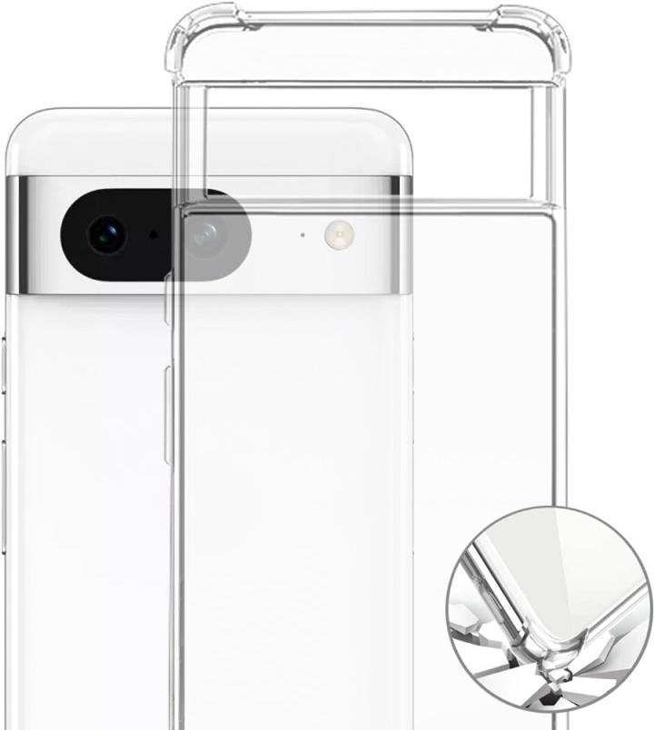 Image of 4smarts Hybrid Case Ibiza für Google Pixel 8 - Die IBIZA Hüllen schützen dein Smartphone perfekt bei Stürzen und schockartigen Krafteinwirkungen auf das Gerät. Der flexible Bumper aus transparentem TPU schützt mit seinen speziell verstärkten Ecken das Ger