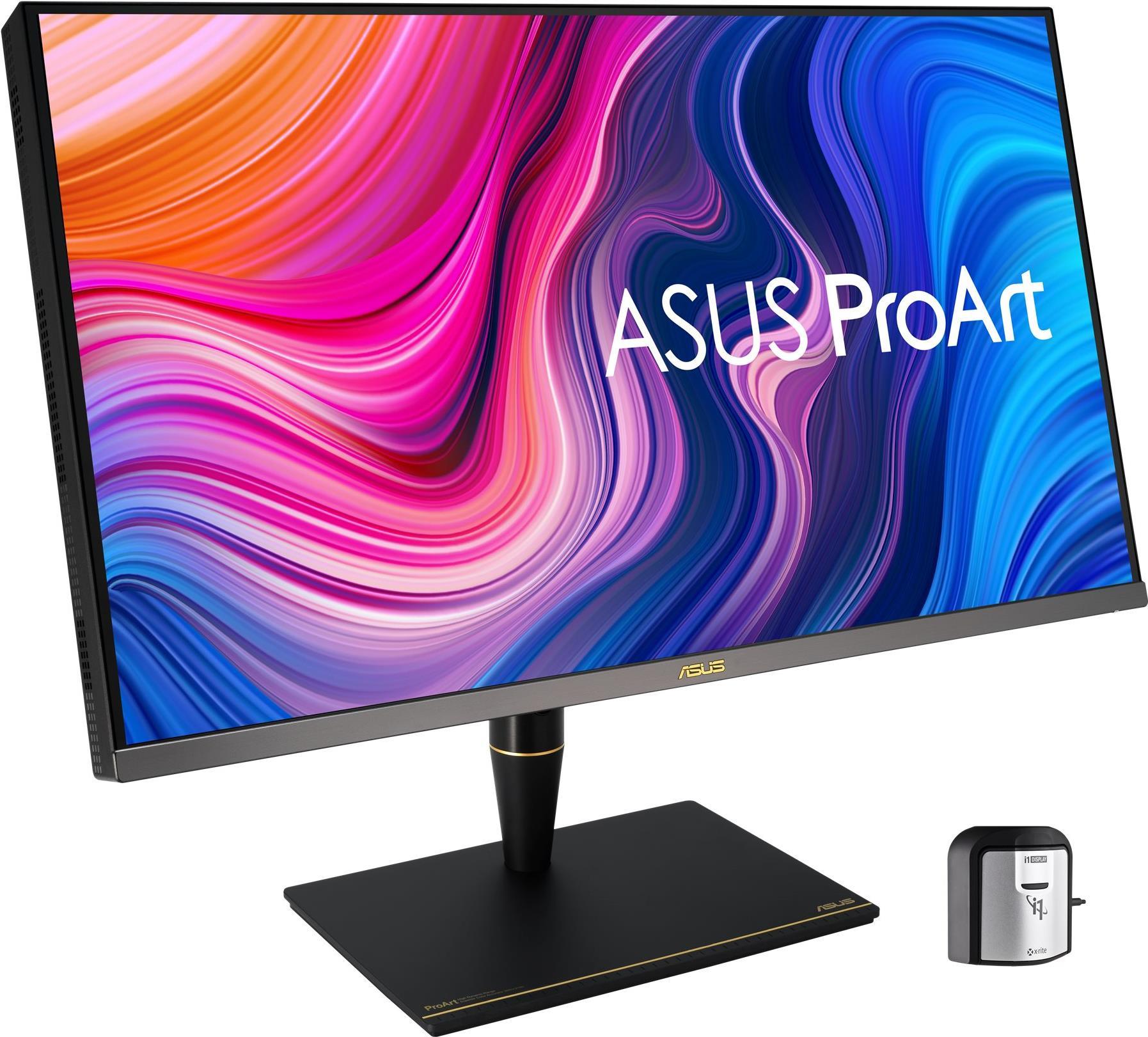 Image of ASUS ProArt PA32UCX-PK - LED-Monitor - 81.28 cm (32) - 3840 x 2160 4K - IPS - 1200 cd/m² - 1000:1 - 5 ms - 3xHDMI, DisplayPort, Thunderbolt 3 - Lautsprecher - Schwarz - mit X-Rite i1 Display Pro