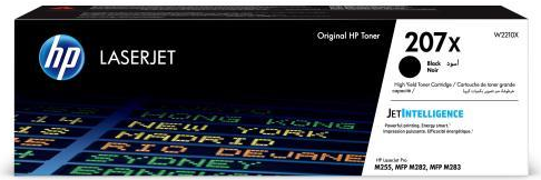 Image of HP 207X - Hohe Ergiebigkeit - Schwarz - Original - LaserJet - Tonerpatrone (W2210X) - für Color LaserJet Pro MFP M282nw, MFP M283fdn, MFP M283fdw