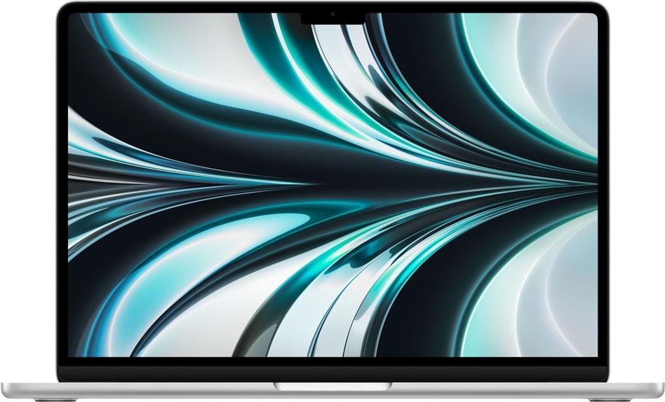 Image of Apple MacBook Air - M2 - M2 10-core GPU - 16GB RAM - 512GB SSD - 34,46 cm (13.6) IPS 2560 x 1664 (WQXGA) - Wi-Fi 6 - Silber - kbd: Deutsch (Z15X-0100000)