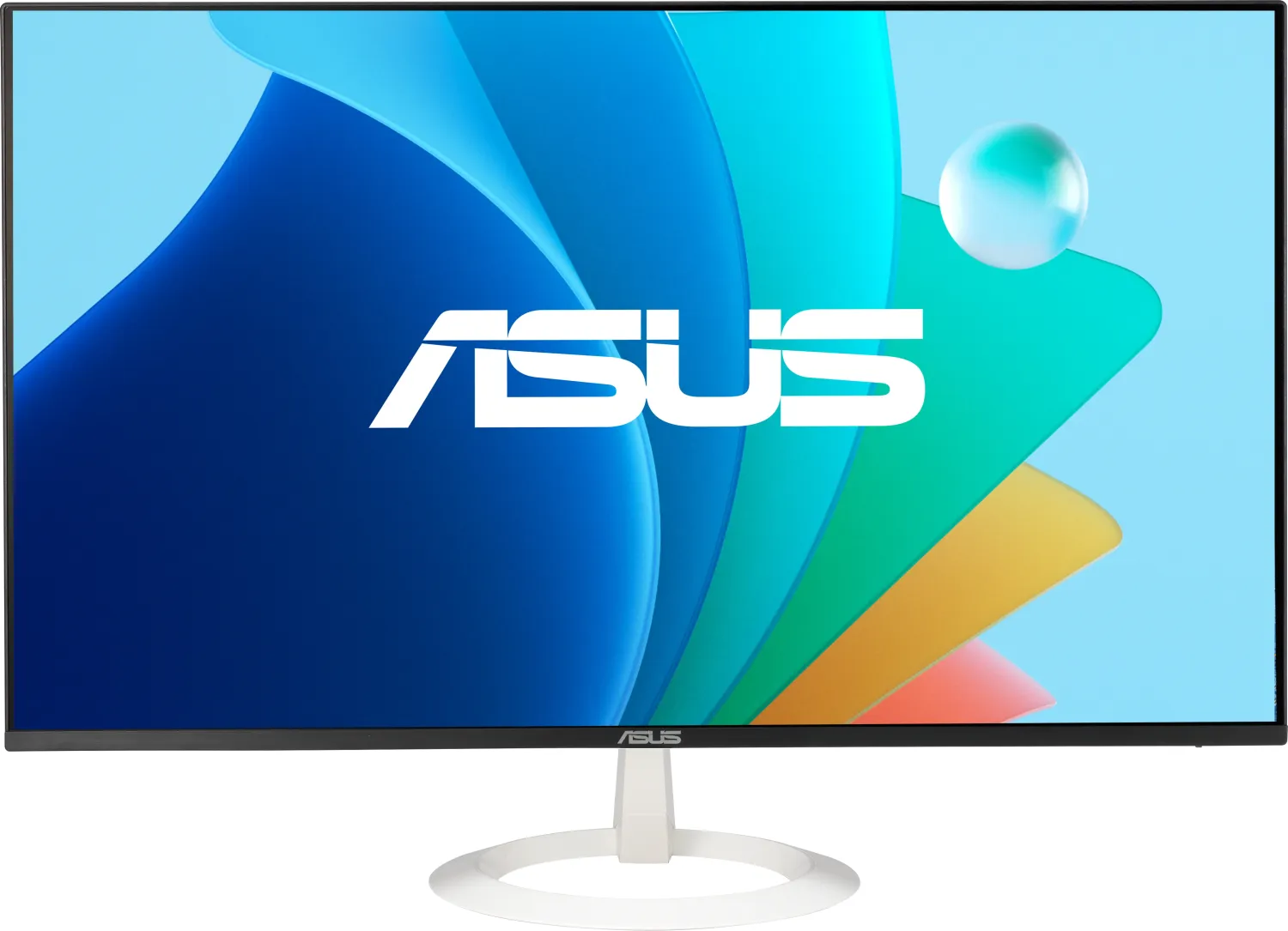 Image of ASUS VZ24EHF-W - LED-Monitor - Gaming - 61 cm (24) (23.8 sichtbar) - 1920 x 1080 Full HD (1080p) @ 100 Hz - IPS - 250 cd/m² - 1300:1 - 5 ms - HDMI - weiß [Energieklasse D] (90LM07C2-B01470)