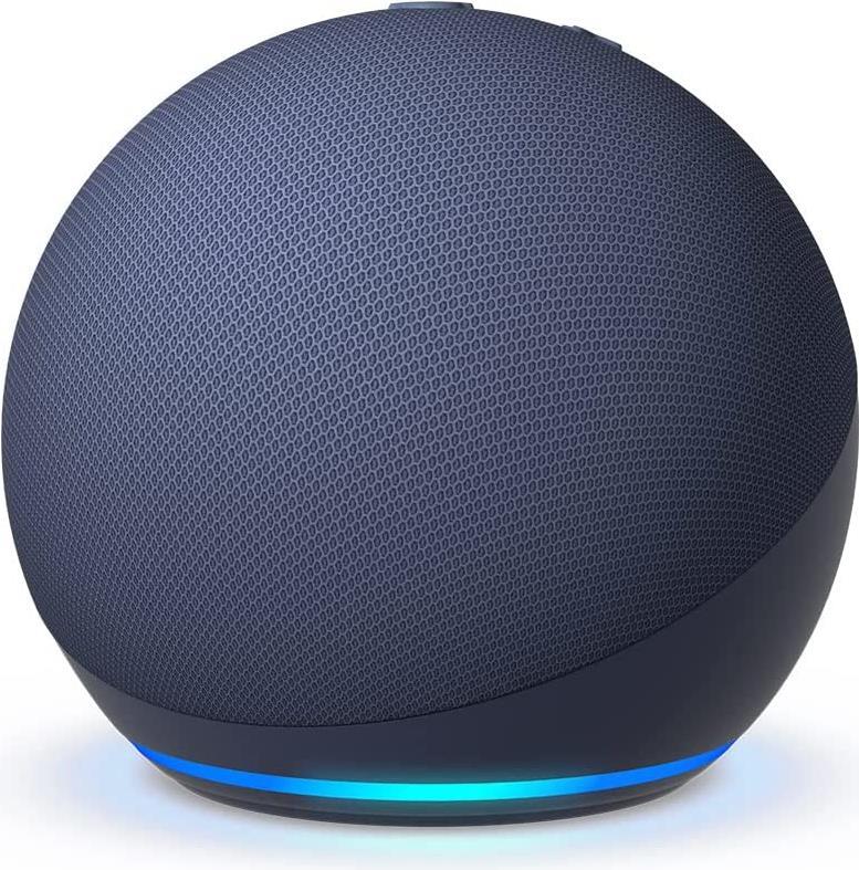 Image of Amazon Echo Dot (5. Gen) - Amazon Alexa - Sphärisch - Blau - Deutsch - Englisch - Spanisch - Französisch - Italienisch - Android - Fire OS - 4,4 cm (B09B8RF4PY)