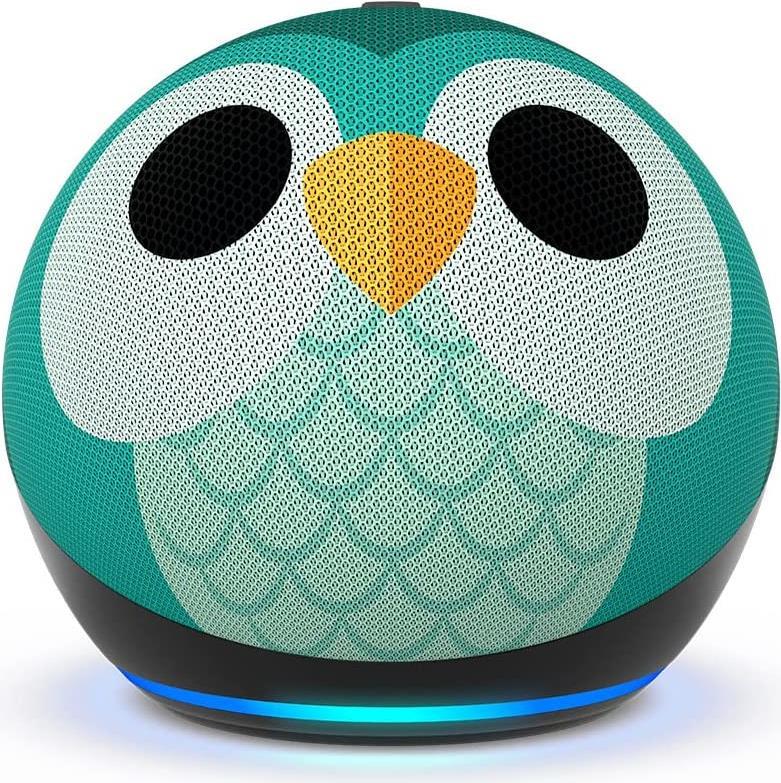 Image of Amazon Echo Dot (5th Generation) Kids - Smart-Lautsprecher - Bluetooth, Wi-Fi - App-gesteuert - Owl