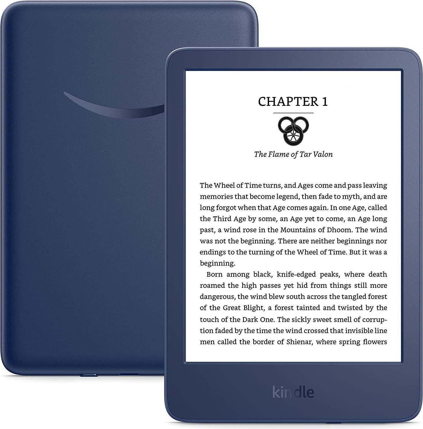 Image of Amazon Kindle - 15,2 cm (6) - E Ink - AZW - DOC - DOCX - EPUB - HTML - MOBI - PDF - PRC - RTF - TXT - AAX - BMP - GIF - JPEG - PNG - 16 GB (B09SWV3BYH)