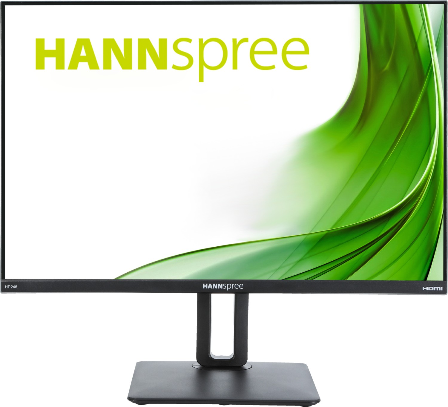 Image of Hannspree LED-Monitor 61 cm 61,00cm (24) 1920 x 1200 Full HD 1080p @ 60 Hz ADS-IPS 250 cd/m² 1000:1 5 ms HDMI VGA DisplayPort Lautsprecher [Energieklasse D] (HP246PFB)