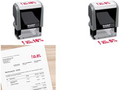 Image of trodat Textstempelautomat Office Printy 4912 MwSt. 16% Abdruckgröße: 42 x 12 mm, selbstfärbend, Abdruckfarbe: rot, - 1 Stück (165497)