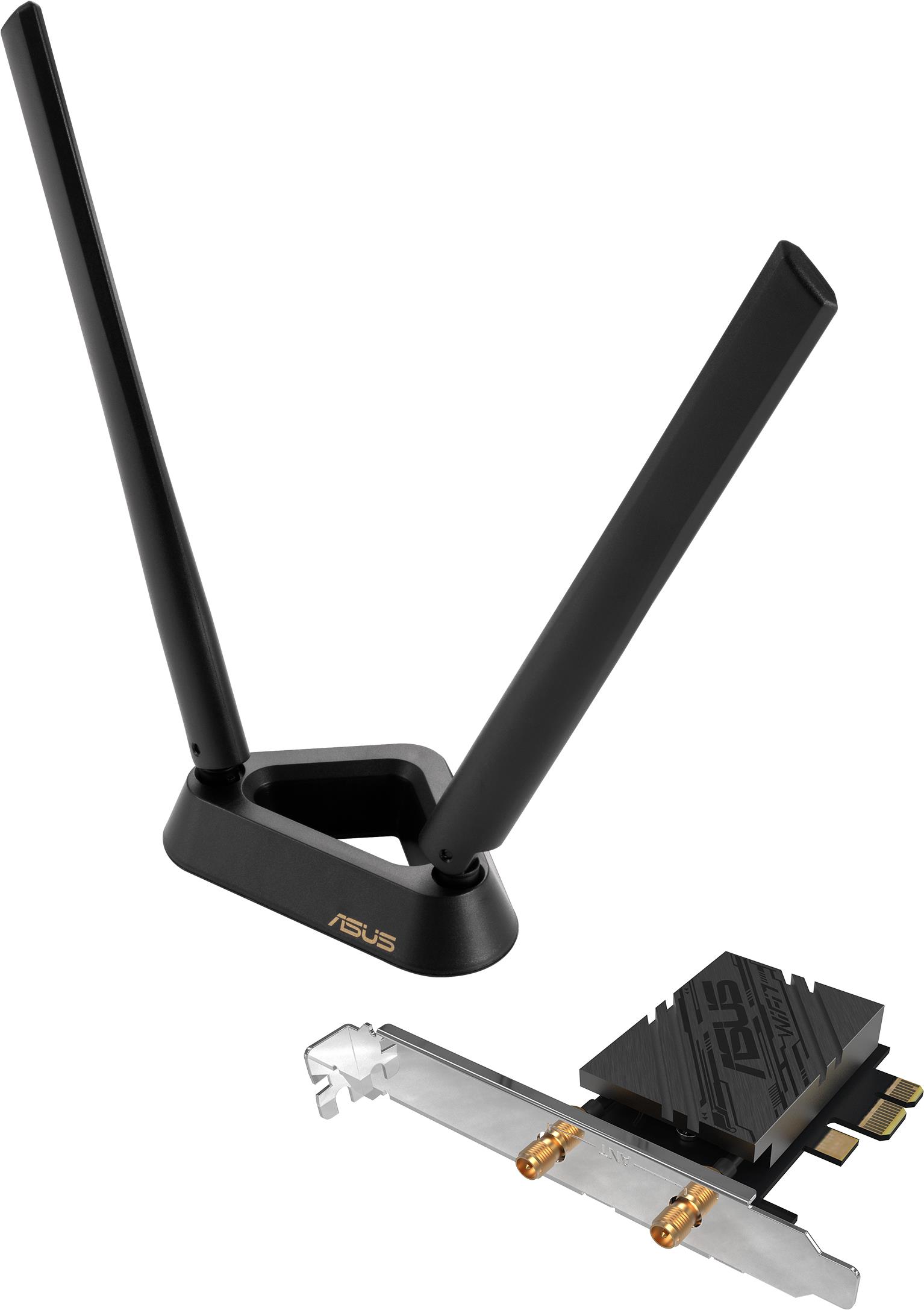 Image of ASUS PCE-BE92BT - Verkabelt & Kabellos - PCI Express - WLAN / Bluetooth - Wi-Fi 7 (802.11be) - 5764 Mbit/s - Schwarz (90IG08U0-MO0B00)