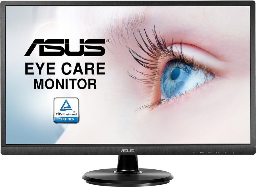 Image of ASUS VA249HE - LED-Monitor - 60.5 cm (23.8) - 1920 x 1080 Full HD (1080p) - VA - 250 cd/m² - 3000:1 - 5 ms - HDMI, VGA - Schwarz