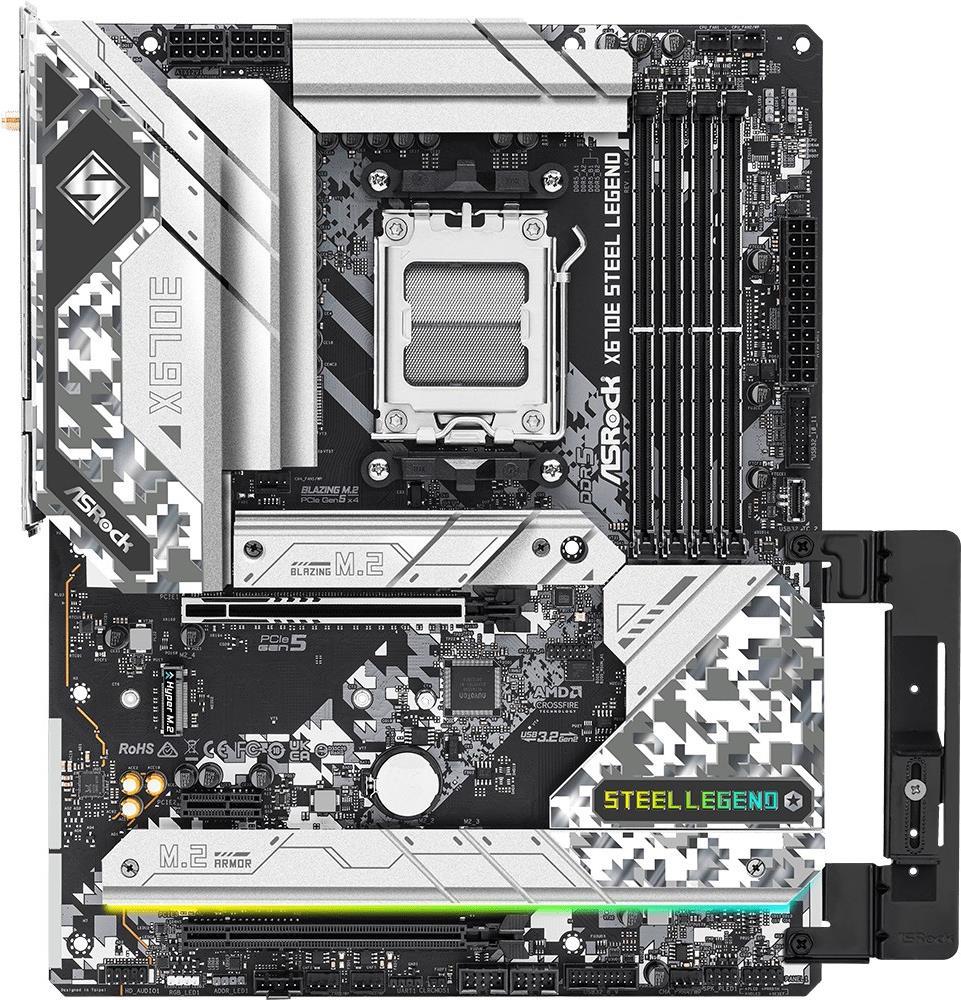 Image of Asrock X670E Steel Legend AMD X670 Buchse AM5 ATX (90-MXBJ40-A0UAYZ)