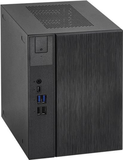 Image of Asrock DeskMeet X600 Desktop Schwarz AMD X600 Sockel AM5 (90BXG4P01-A10GA0W)