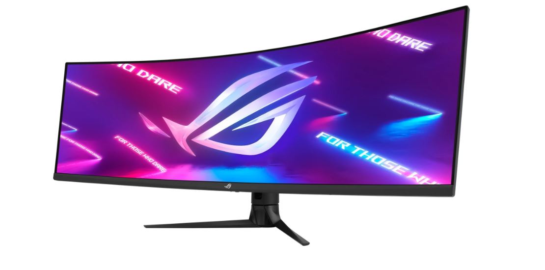 Image of ASUS ROG Strix XG49WCR, Gaming-Monitor - (125 cm(49 ), schwarz, DQHD, 165Hz Panel) [Energieklasse G] (90LM08I0-B01170)