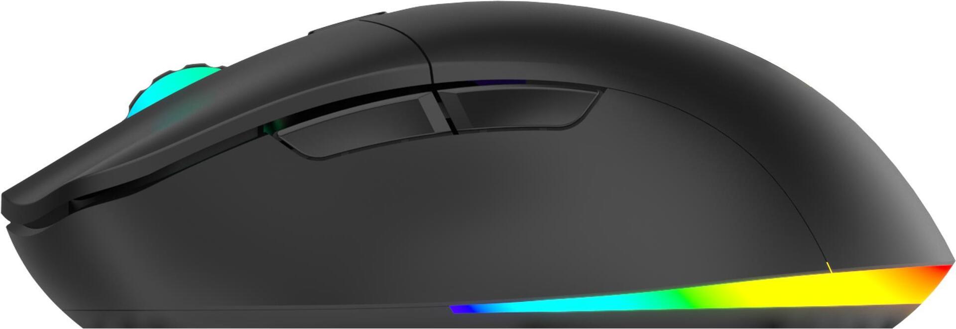 Image of Sandberg Wireless Sniper Mouse 2 - Maus - 6 Tasten - kabellos, kabelgebunden - 2.4 GHz - kabelloser Empfänger (USB)