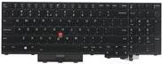 Image of Lenovo Chicony - Ersatztastatur Notebook - mit Trackpoint - hinterleuchtet - QWERTY - Englisch - Europa - Schwarz - FRU - für ThinkPad P15v Gen 1 20TQ, 20TR, T15p Gen 1 20TM, 20TN (5N20X22905)