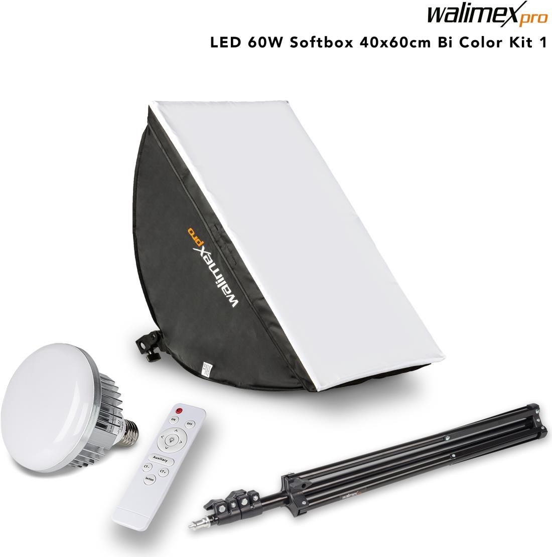 Image of Walimex pro LED - Schwarz - Weiß - 400 mm - 600 mm - 240 mm - 715 mm - 170 mm (23107)