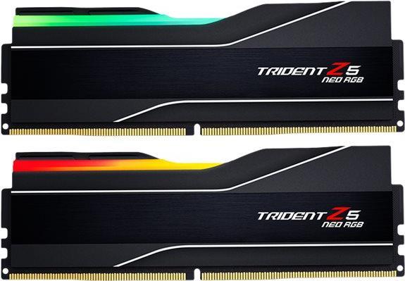 Image of G.Skill Trident Z5 Neo RGB - DDR5 - Kit - 32GB: 2 x 16GB - DIMM 288-PIN - 6000 MHz / PC5-48000 - CL30 - non-ECC - mattschwarz (F5-6000J3038F16GX2-TZ5NR)