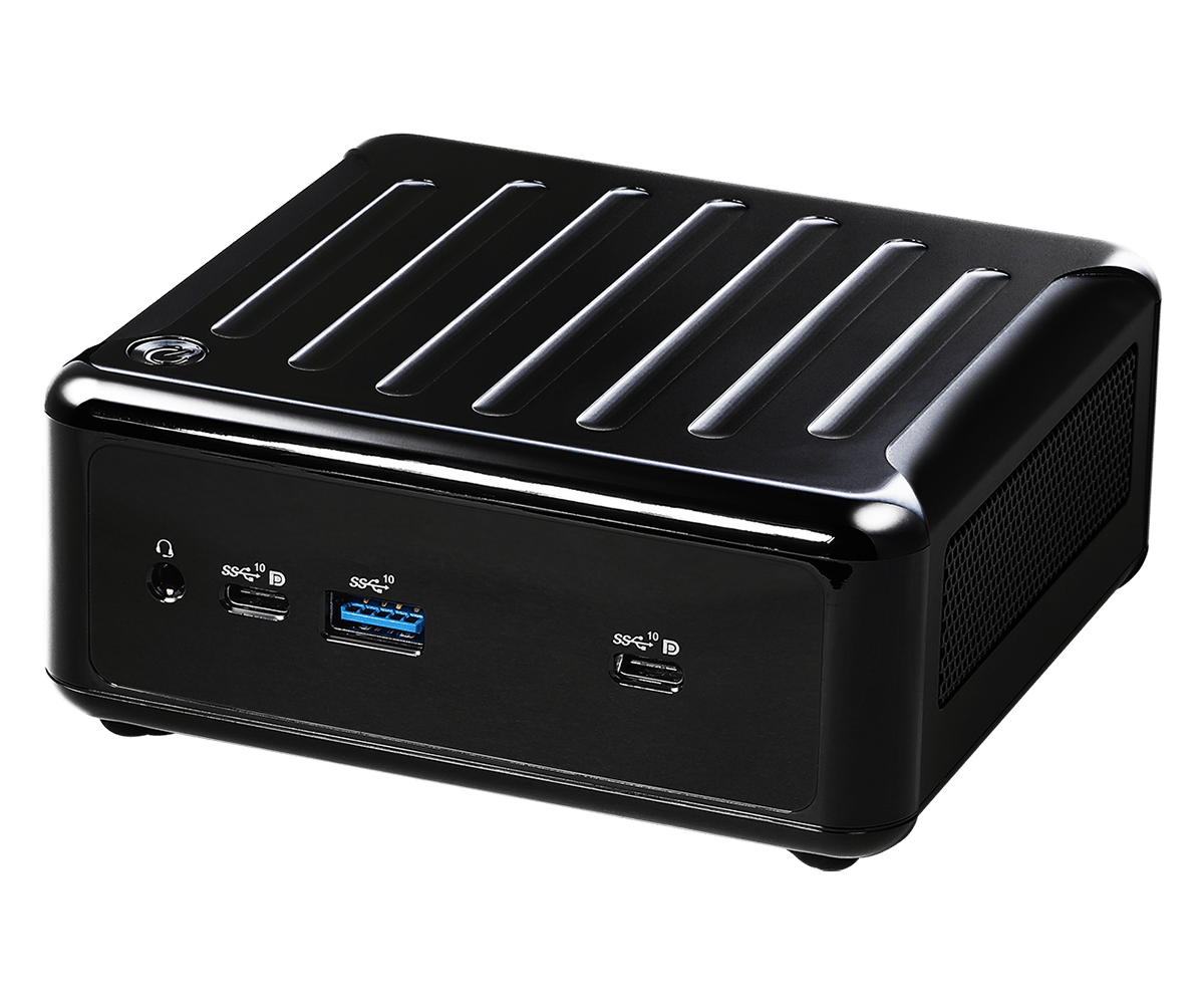 Image of ASRock Industrial 4X4 BOX-4800U - Barebone - Embedded Box PC - 1 x Ryzen 7 4800U / 1,8 GHz - RAM 0GB - Radeon Graphics - GigE, 2,5 GigE, Bluetooth 5,2 - WLAN: 802,11a/b/g/n/ac/ax, Bluetooth 5,2 (90PXG7K0-P0EAY100)