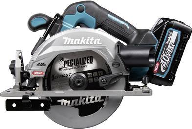 Image of MAKITA HS012GD201 - Akku-Handkreissäge (40V XGT - bürstenloser Motor - Sägeblatt 165 mm - LED-Licht - incl. 2x 2,5 Ah Akku, Schnellladegerät, Transportkoffer) (HS012GD201)