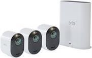 Image of Arlo Ultra 2 Security System - Gateway + Kamera(s) - drahtlos - 802.11b, 802.11g, 802.11n, 802.11ac, Bluetooth 4.2 LE - 3 Kamera(s) - weiß