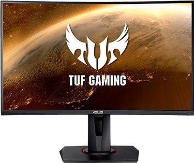 Image of ASUS TUF Gaming VG27VQ - LED-Monitor - gebogen - 68,6 cm (27) - 1920 x 1080 Full HD (1080p) - VA - 400 cd/m² - 3000:1 - 1 ms - HDMI, DVI-D, DisplayPort - Lautsprecher - Schwarz (90LM0510-B01E70)