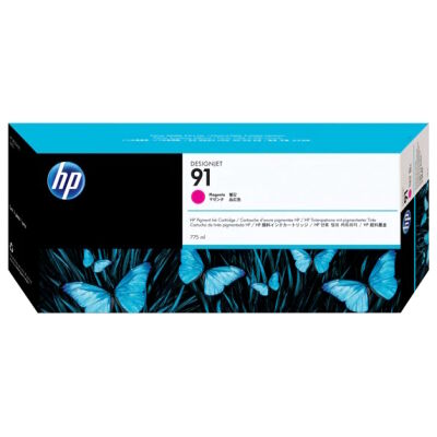 Image of HP 91 Tintenpatrone Magenta pigmentbasiert 775 ml