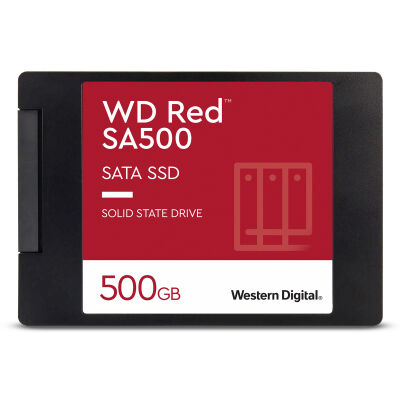 Image of WD Red SA500 SATA SSD 500GB 2.5 Zoll SATA 6Gbit/s - interne Solid-State-Drive