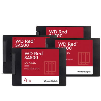 Image of 4er Pack WD Red SA500 4TB 2.5 Zoll - interne Solid-State-Drive