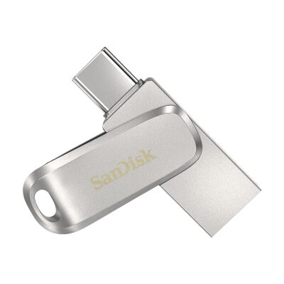 Image of SanDisk Ultra Dual Drive Luxe 64GB Silber - USB-Stick, Typ-C/Typ-A 3.0