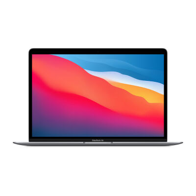 Image of Apple MacBook Air (M1, 2020) MGN63D/A SpaceGrau Apple M1 Chip mit 7-Core GPU, 8GB RAM, 256GB SSD, macOS - 2020