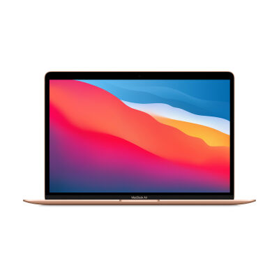 Image of Apple MacBook Air (M1, 2020) MGND3D/A Gold Apple M1 Chip mit 7-Core GPU, 8GB RAM, 256GB SSD, macOS - 2020