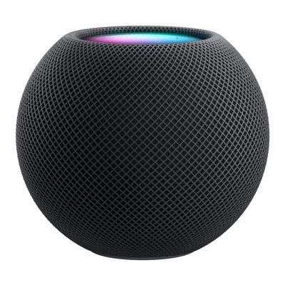 Image of Apple HomePod Mini (Space Grau) MY5G2D/A [Bluetooth, 360° Audio, Siri Sprachsteuerung]