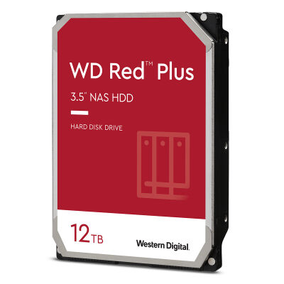 Image of Western Digital WD Red Plus 12TB 256MB 3.5 Zoll SATA 6Gb/s - interne NAS Festplatte (CMR)