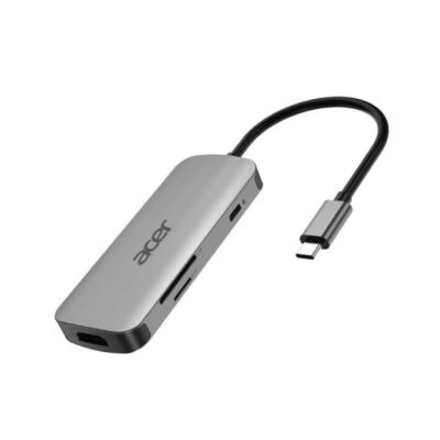 Image of Acer 7in1 Type C dongle 1 x HDMI, 3 x USB3.2, 1 x SD/TF, 1 x PD