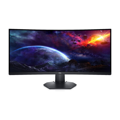 Image of Dell S3422DWG Gaming Monitor - Curved, 144Hz, FreeSync Premium