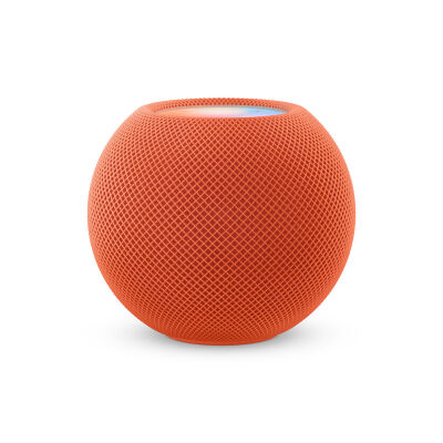 Image of Apple HomePod Mini (Orange) MJ2D3D/A [Bluetooth, 360° Audio, Siri Sprachsteuerung]
