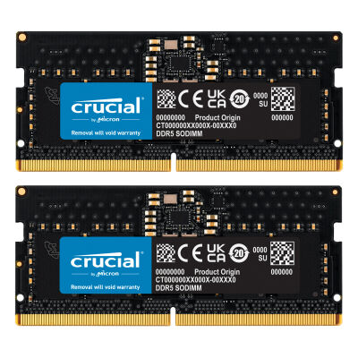 Image of Crucial 16GB Kit (2x8GB) DDR5-4800 CL40 SO-DIMM Arbeitsspeicher