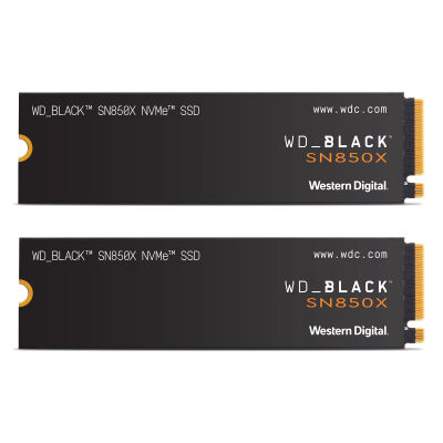Image of 2er Pack WD_BLACK SN850X NVMe SSD 2TB M.2 2280 PCIe Gen4 Internes Solid-State-Module